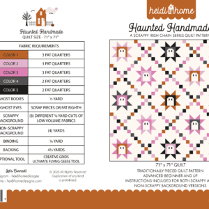 PDF Haunted Handmade Quilt Pattern